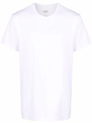 Karl Lagerfeld crew-neck short-sleeve T-shirt - White