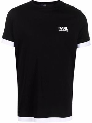 Karl Lagerfeld chest logo-print T-shirt - Black