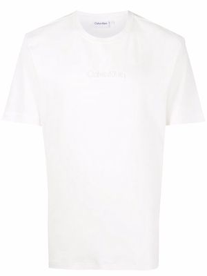 Calvin Klein embossed logo T-shirt - White