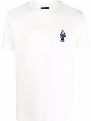 Emporio Armani patch-detail short-sleeved T-shirt - White