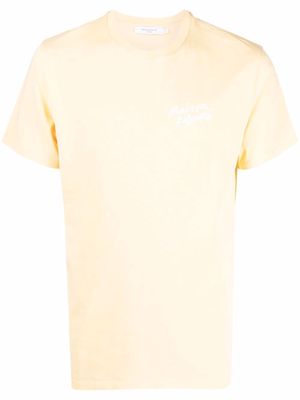 Maison Kitsuné logo-print cotton T-shirt - Orange