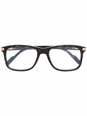 Cartier Eyewear tortoise-shell square-frame eyeglasses - Brown