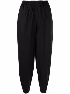 Toogood high-rise tapered trousers - Black