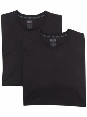 Diesel set of two cotton T-shirts - Black