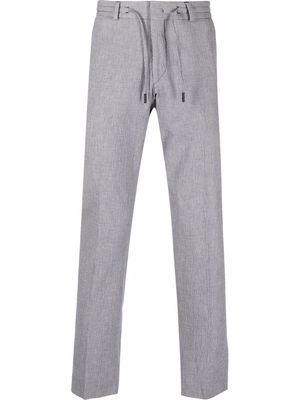 Karl Lagerfeld straight-leg drawstring trousers - Grey