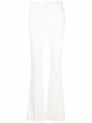 Love Moschino high-rise flared jeans - White