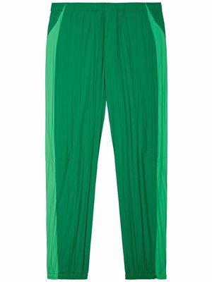 Y-3 mid-rise shell track trousers - Green
