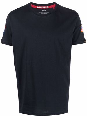 Alpha Industries Nasa patch short-sleeve T-shirt - Blue