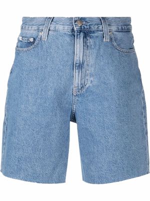 Calvin Klein Jeans straight knee-length denim shorts - Blue