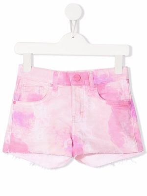 Pinko Kids tie dye effect shorts