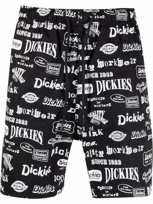 Dickies Construct logo-print track shorts - Black