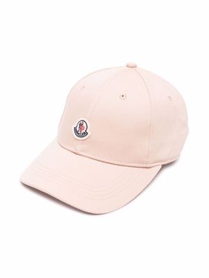 Moncler Enfant logo-patch baseball cap - Neutrals