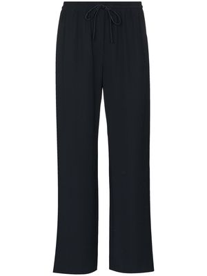 Emporio Armani elasticated cropped trousers - Blue
