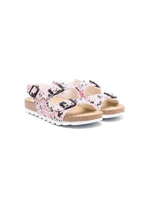 Moa Kids x Disney Mickey Mouse-print sandals - Pink