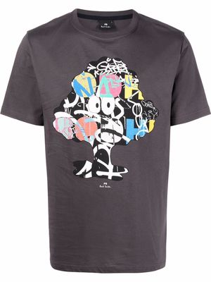 PS Paul Smith graphic-print T-shirt - Grey
