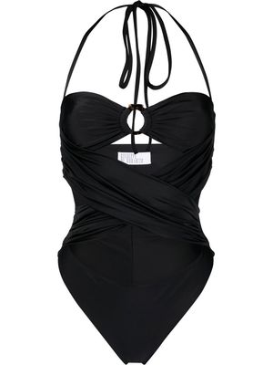 Giuseppe Di Morabito ring-embellished cut-out swimsuit - Black