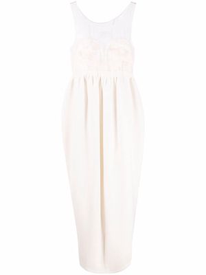Maison Margiela sheer mid-length dress - Neutrals