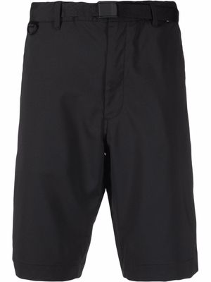 Calvin Klein buckled-waist knee-length Bermuda shorts - Black