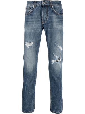 John Richmond slim-cut ripped jeans - Blue