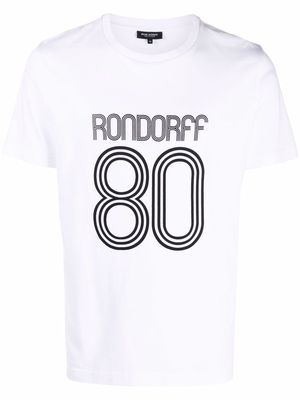 Ron Dorff logo-print organic cotton T-shirt - White