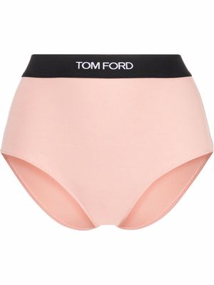 TOM FORD logo-waistband briefs - Pink