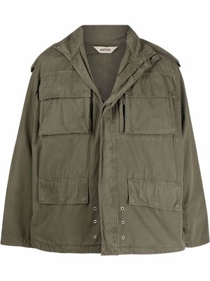 ASPESI chest flap-pocket jacket - Green