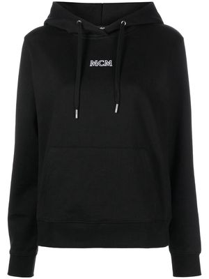 MCM logo-printed hoodie - Black