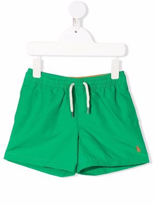 Ralph Lauren Kids Polo Pony swim shorts - Green