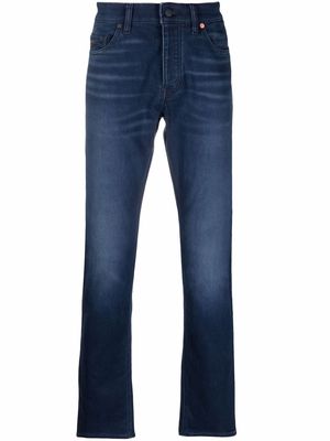 BOSS five-pocket straight-leg jeans - Blue
