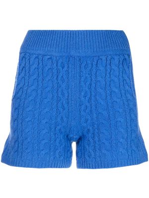 Rag & Bone cashmere knitted shorts - Blue