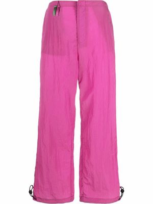 Emporio Armani drawstring cropped trousers - Pink