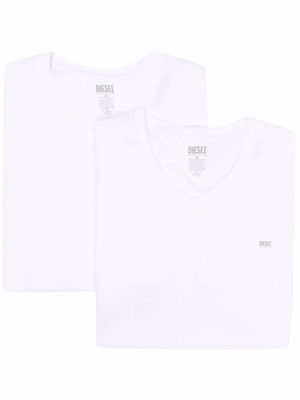 Diesel set of two cotton T-shirts - White