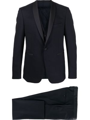 Tagliatore virgin-wool three-piece dinner suit - Blue