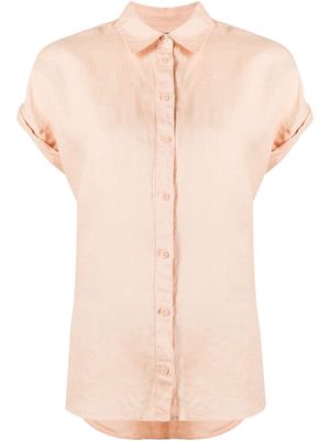 Lauren Ralph Lauren rolled-cuffs short-sleeve shirt - Pink