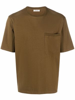 There Was One chest patch pocket T-shirt - Green