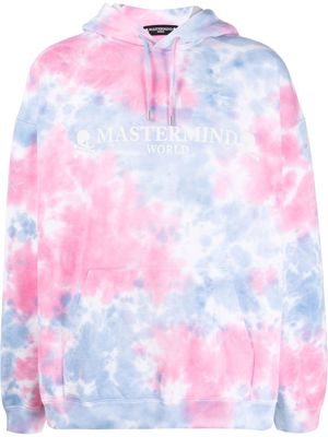 Mastermind Japan tie-dye cotton hoodie - Pink