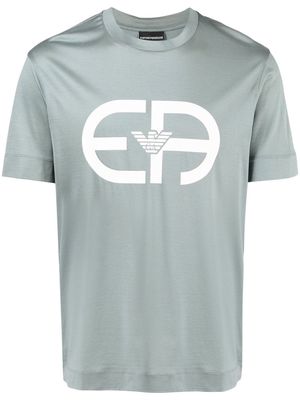 Emporio Armani EA logo-print T-shirt - Green