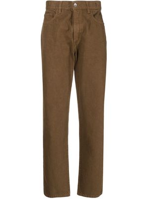YMC Tearaway straight-leg jeans - Brown