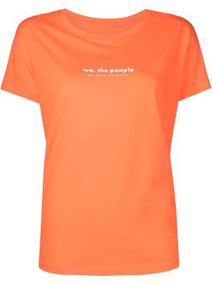 Armani Exchange We The People print T-shirt - Orange