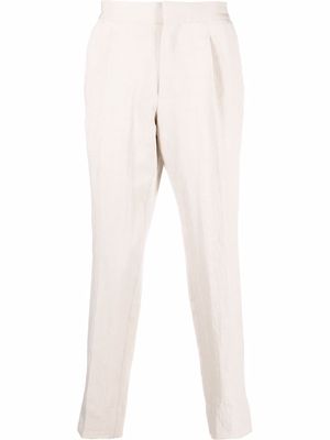 Z Zegna elasticated-waist chino trousers - Neutrals