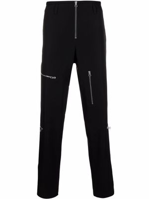Jil Sander zipped multi-pocket straight trousers - Black