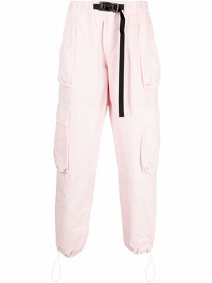 Bonsai straight-leg cargo trousers - Pink