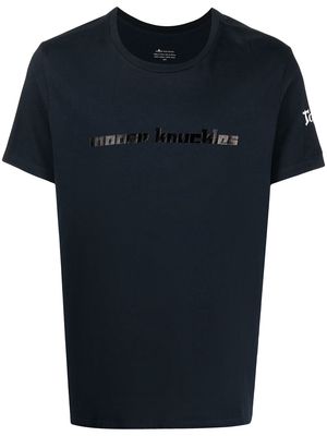 Moose Knuckles logo-print cotton T-shirt - Blue