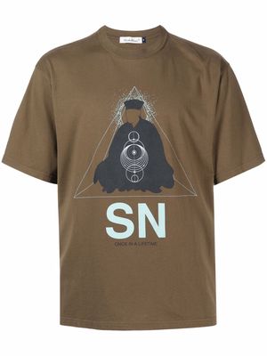 UNDERCOVER graphic print T-shirt - Brown