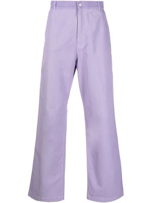 Kenzo rear logo-patch trousers - Purple