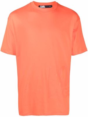 Karl Lagerfeld crew-neck T-shirt - Orange