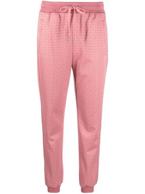 Michael Kors jacquard-logo track pants - Pink