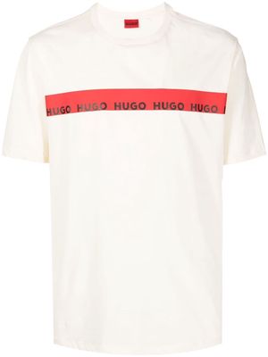 HUGO Diziano logo-print T-shirt - White