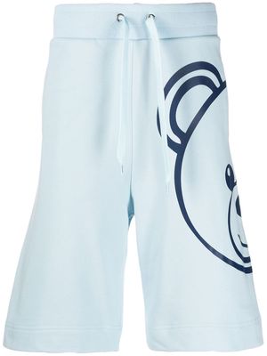 Moschino toy-bear print shorts - Blue