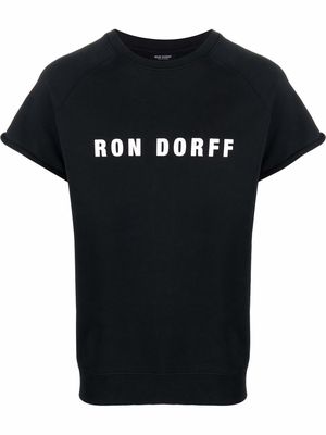 Ron Dorff logo-print organic cotton T-shirt - Black